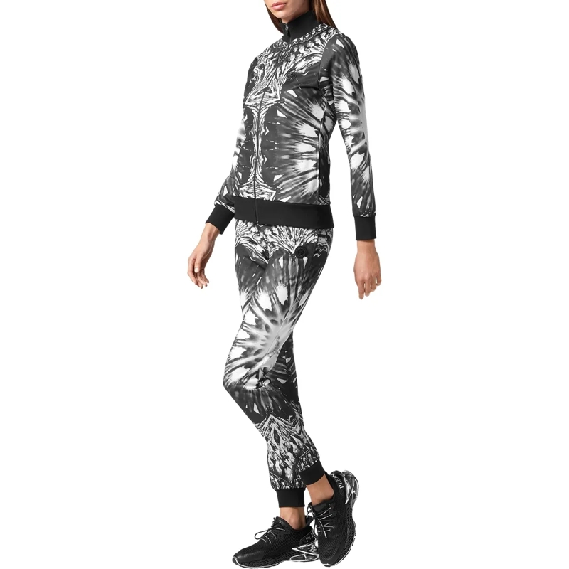 Plein Sport Jogginghose Jogginganzug Optical Flower schwarz(Image 4)