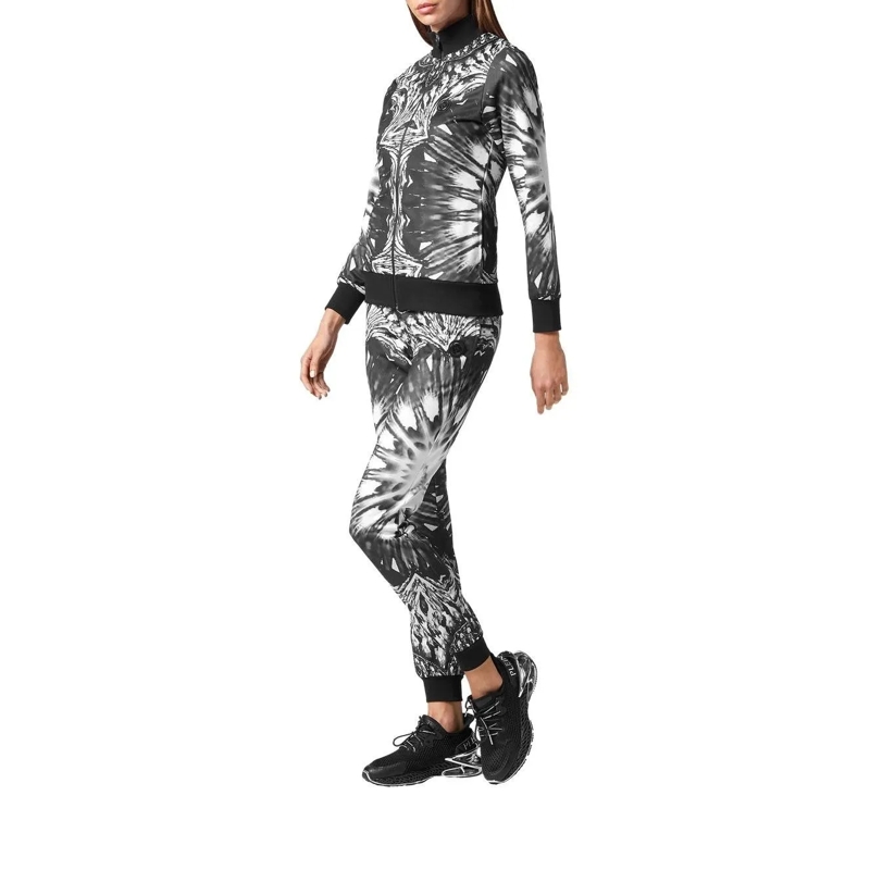 Plein Sport Jogginghose Jogginganzug Optical Flower schwarz(Image 3)