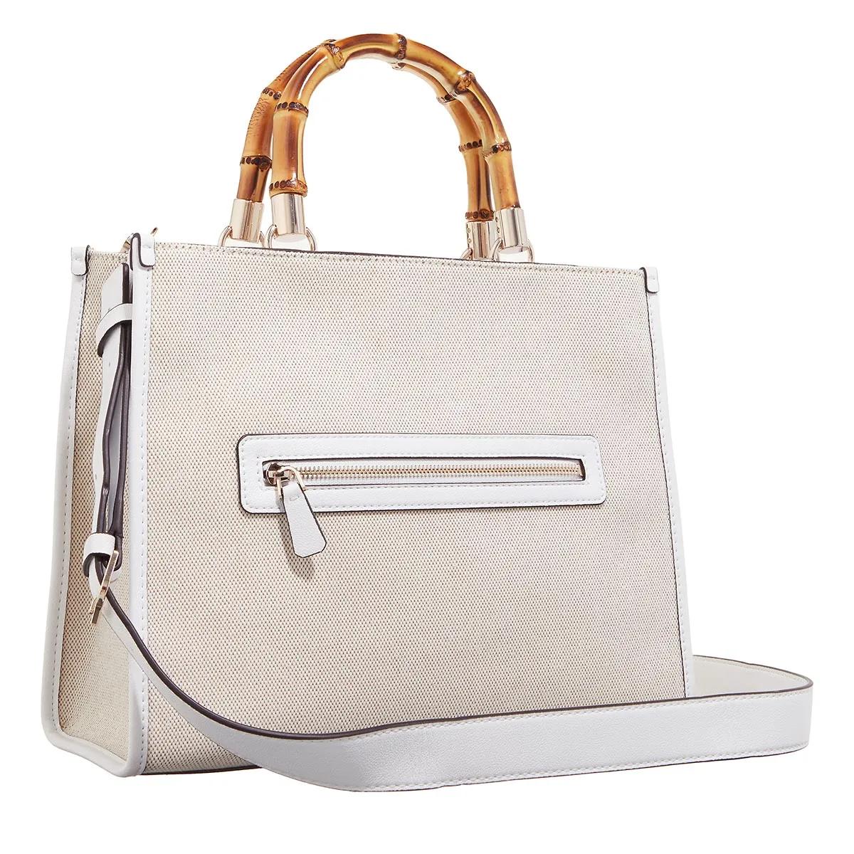 Guess Shoppers & Totes Kerima Bamboo 2 Cmprtmnt Tote in beige