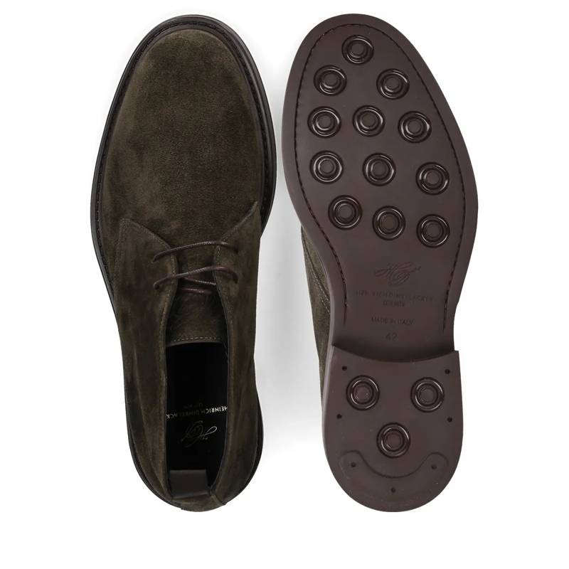 Heinrich Dinkelacker Schnürstiefel George Boots Florenz Plain V dunkel-grün(Image 4)