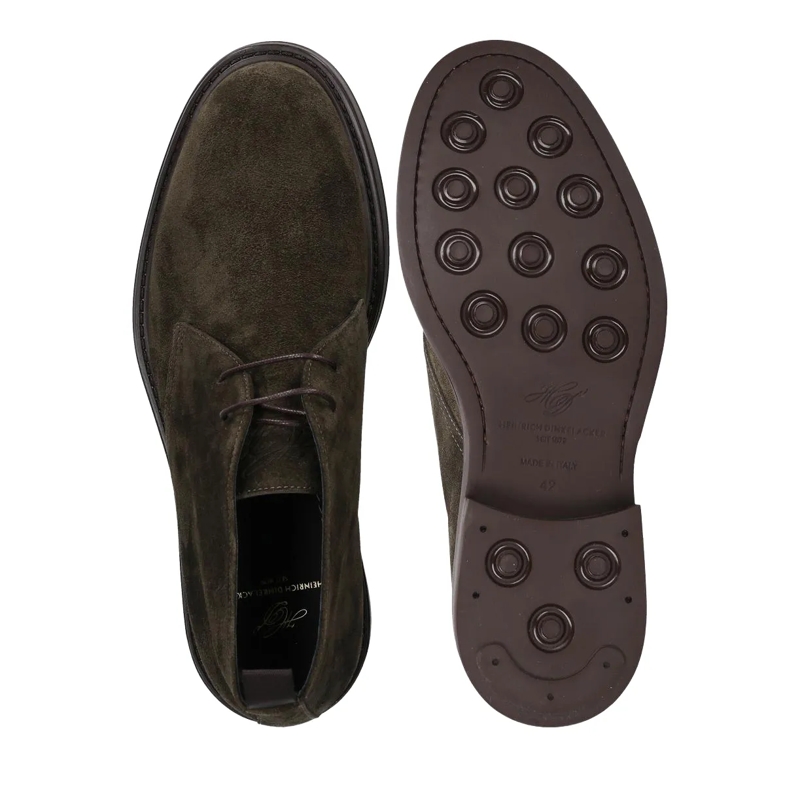 Heinrich Dinkelacker Schnürstiefel George Boots Florenz Plain V dunkel-grün(Image 4)