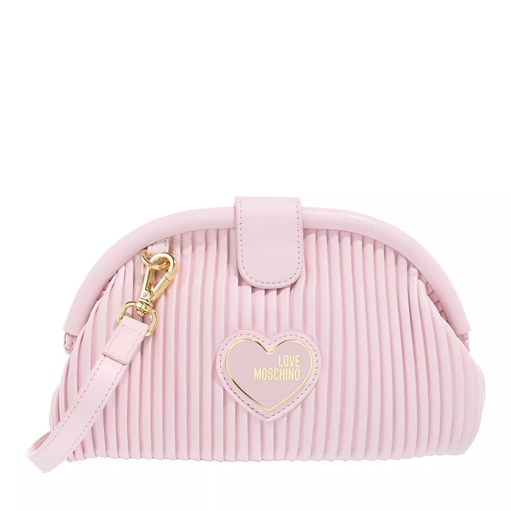 Love Moschino Pleated Cipria/Poudre | Cross body-väskor