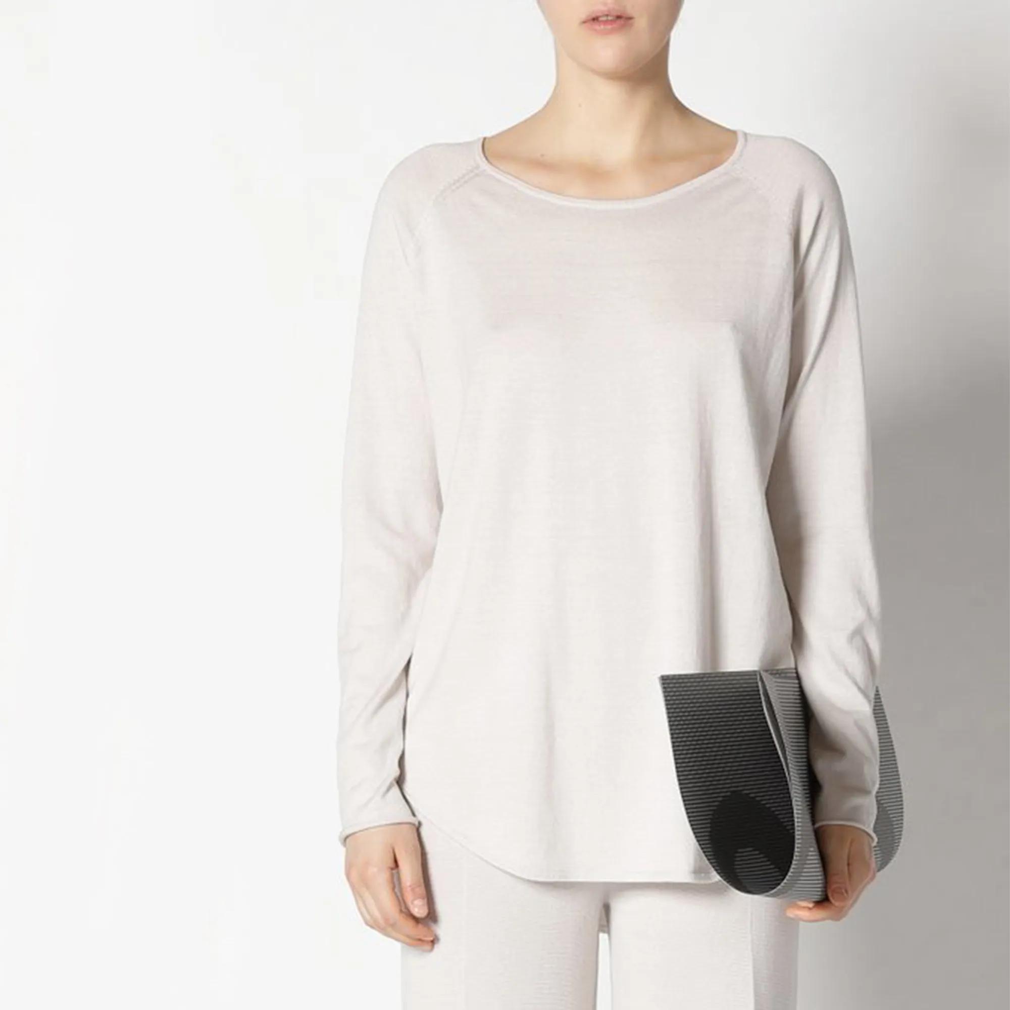 Thumbnail - Sminfinity - silky long Pullover - Größe M/L - beige