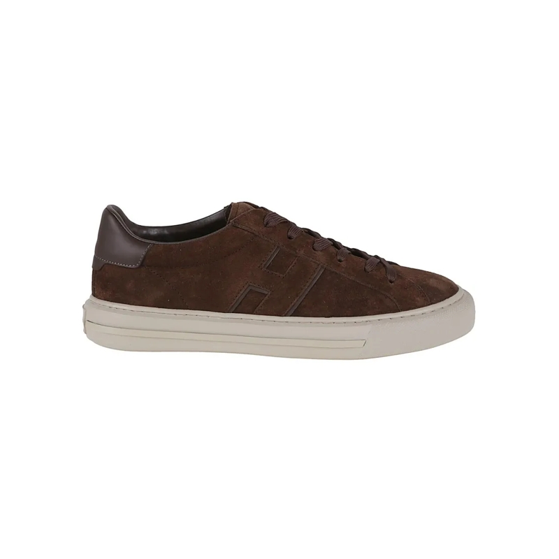 Hogan Sneaker basse Brown Suede Sneakers With Leather Accents Brown