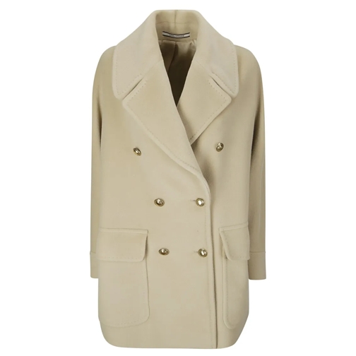 Tagliatore Blazer Wool Blend Double-Breasted Jacket Neutrals