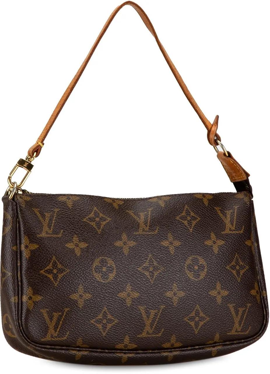 Louis Vuitton Hobo bags 2001 Monogram Pochette Accessoires in bruin