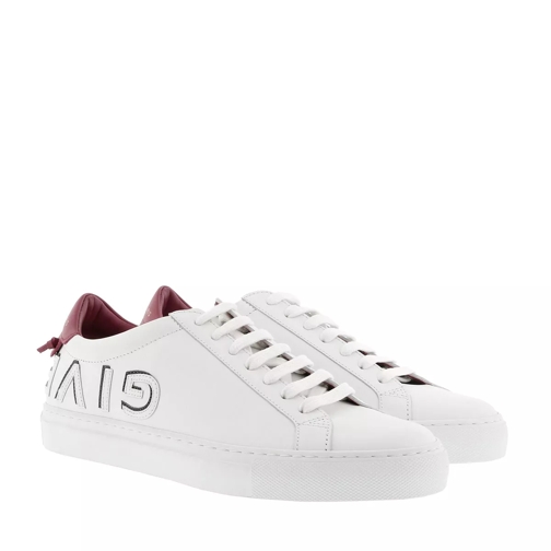 Givenchy Sneaker Low Leather White/Fuchsia Low-Top Sneaker