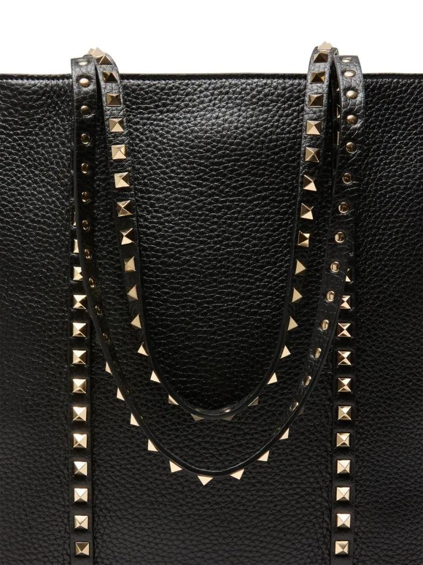 Valentino Garavani Shoppers & Totes Rockstud Tote Bag in zwart