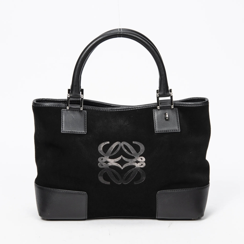 Loewe Crossbody Bag Anagram Open Tote schwarz