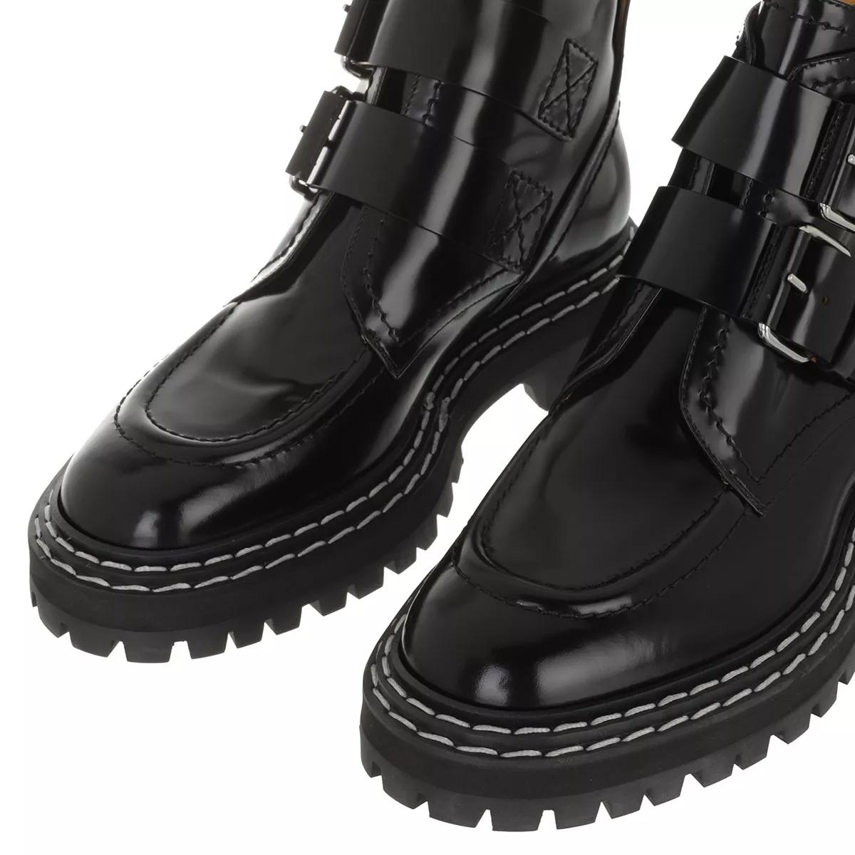 Combat Italy Black Ankle Boot