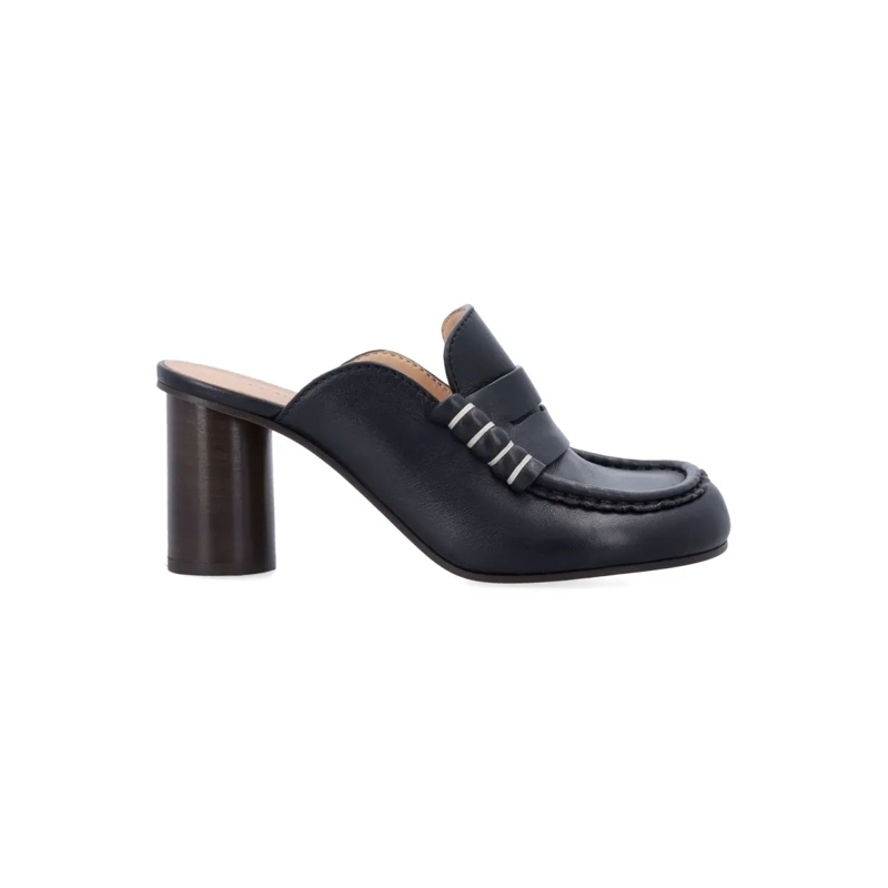 J.W.Anderson Mules Black Heeled Loafer Mule Black
