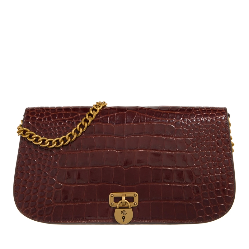 Lauren Ralph Lauren Schultertasche Tanner Shoulder Bag Medium Dark Mahogany