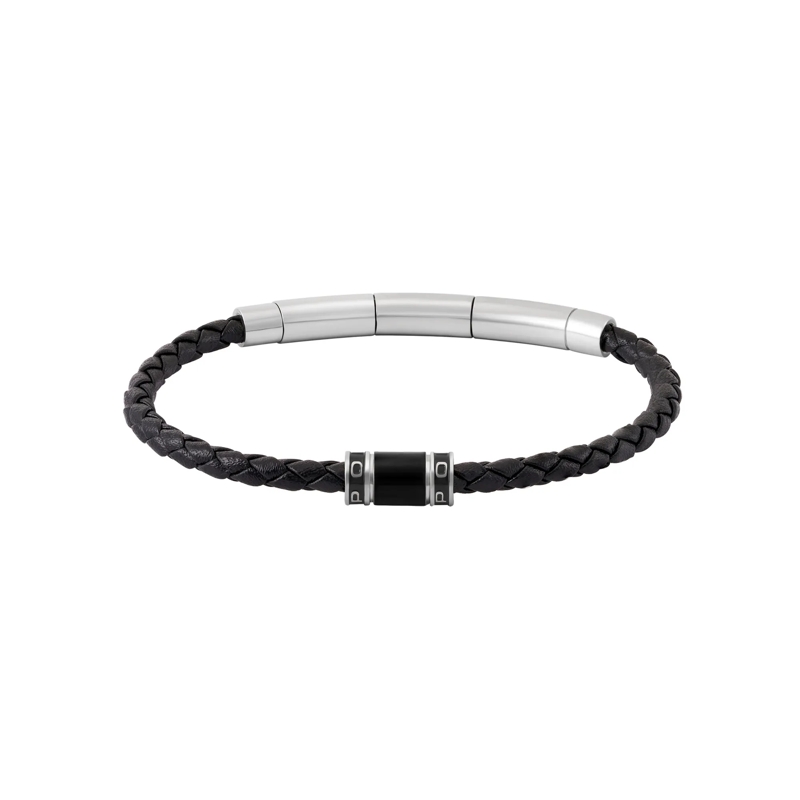 Police Armband Armband Carbon- Herrenarmband- Farbe: schwarz- schwarz(Image 2)