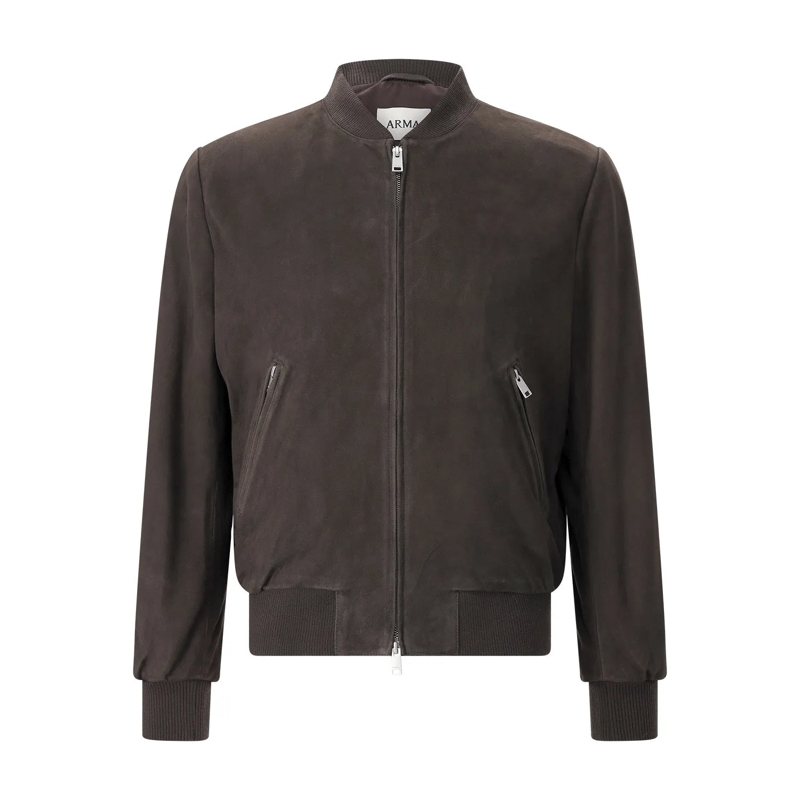 Arma Blouson Jacke Didier aus Leder grau