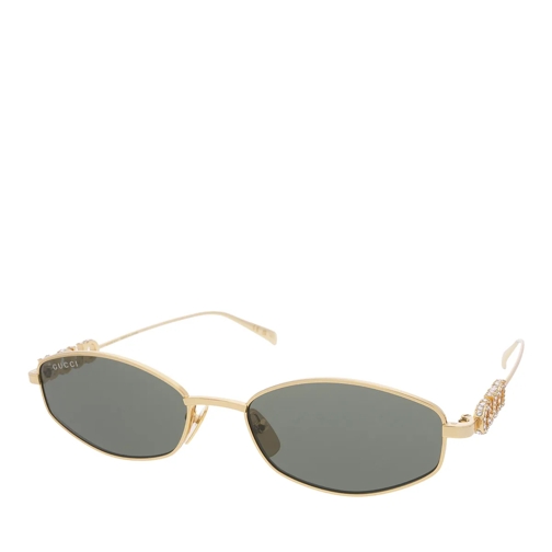 Gucci Sonnenbrille GG1802S-001 Gold-Gold-Grey