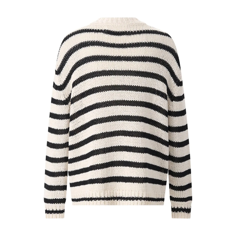 Roberto Collina Strickjacke Strickjacke aus Baumwolle weiß(Image 2)