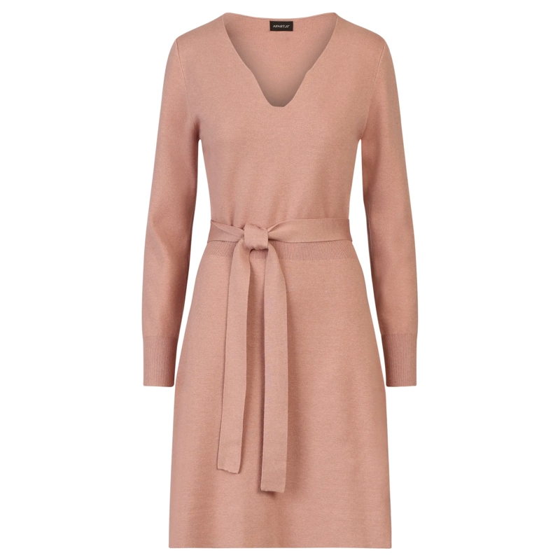 Apart Strickkleid Strickkleid mauve