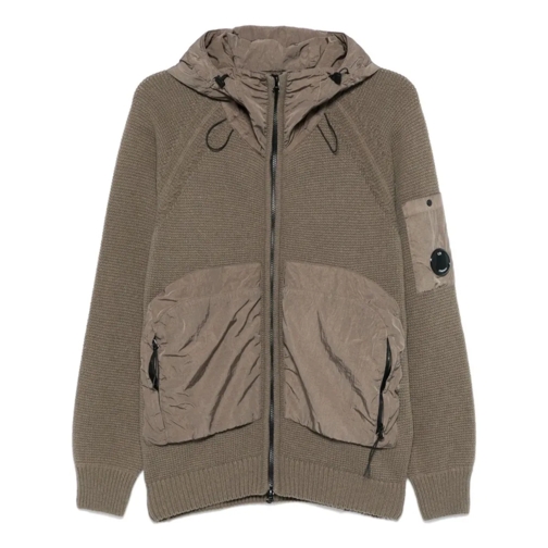 CP Company Übergangsjacke Lens-Detail Hooded Jacket Green