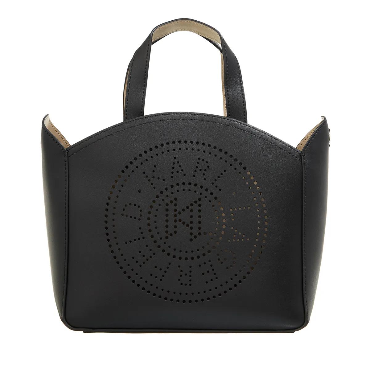 Karl Lagerfeld Tote - K/Circle Sm Tote Perforated - Gr. unisize - in Schwarz - für Damen