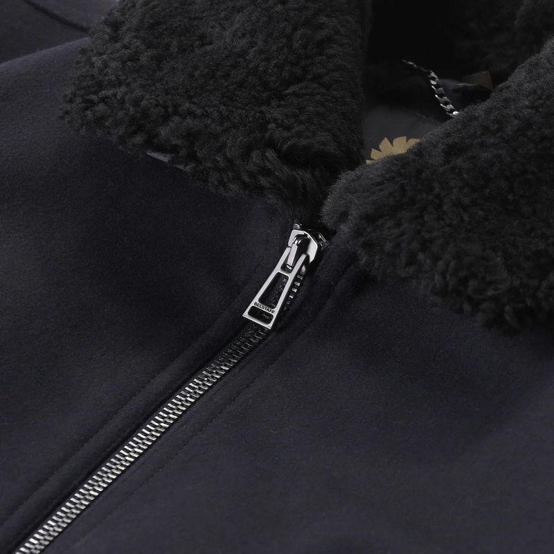 Belstaff Hemdjacke Overshirt aus Woll-Mix dunkelblau(Image 4)