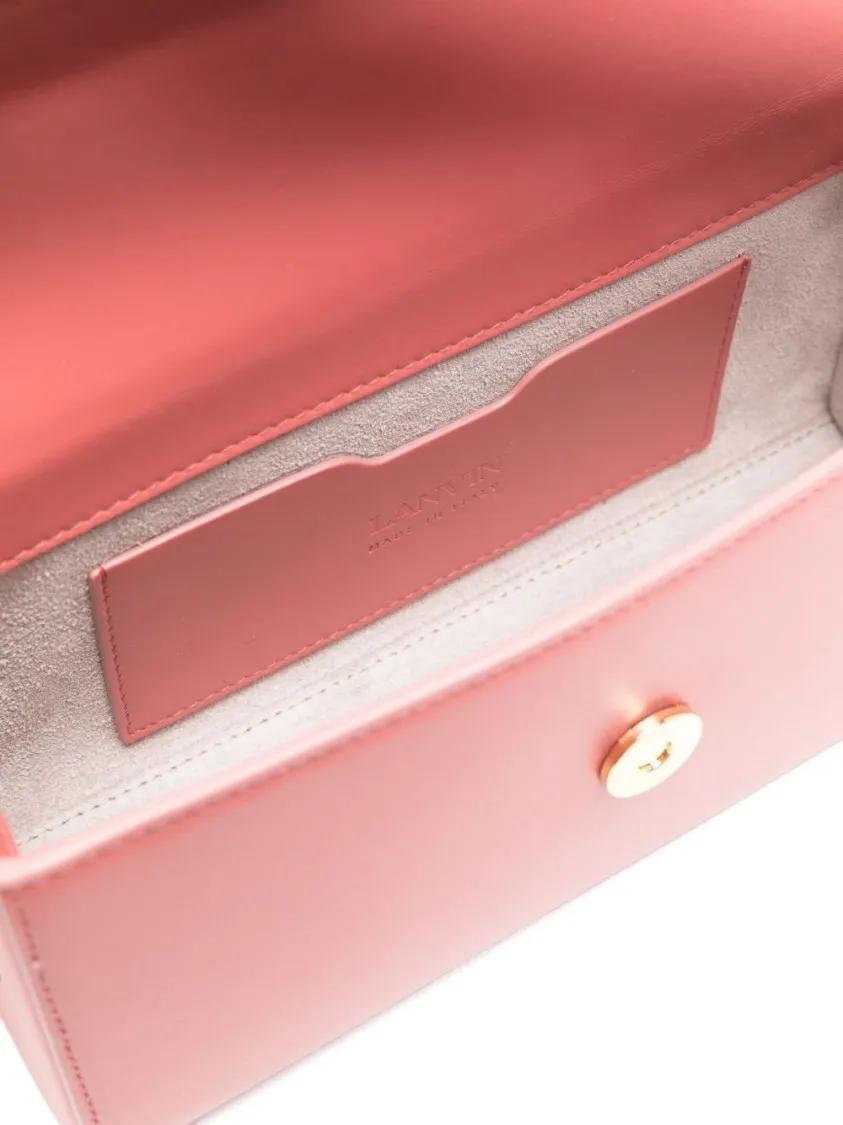 Thumbnail - Lanvin Hobo Bags - Ruby Pink Foldover Top Bag - Gr. unisize - in Beige - für Damen