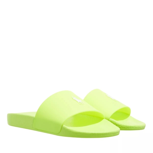 Polo Ralph Lauren Polo Slide Sandals Slide Safety Yellow/White Slide