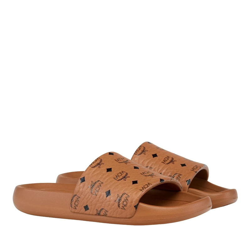 MCM Slipper W Mcm Collection Other Slide Co Cognac