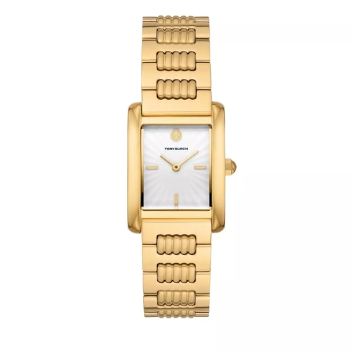 Tory Burch The Eleanor Two-Hand Stainless Steel Watch Gold Quartz Horloge