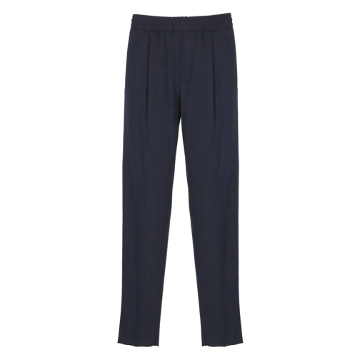 Zegna Jogginghosen Wool Pants Blue