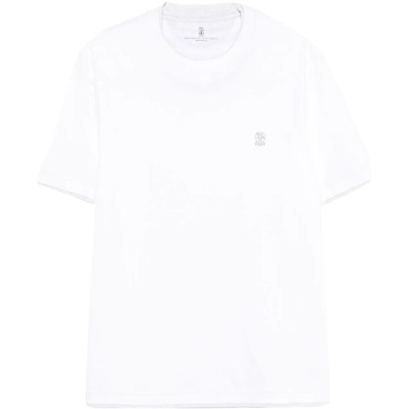 Brunello Cucinelli T-Shirt T-Shirts And Polos White weiß