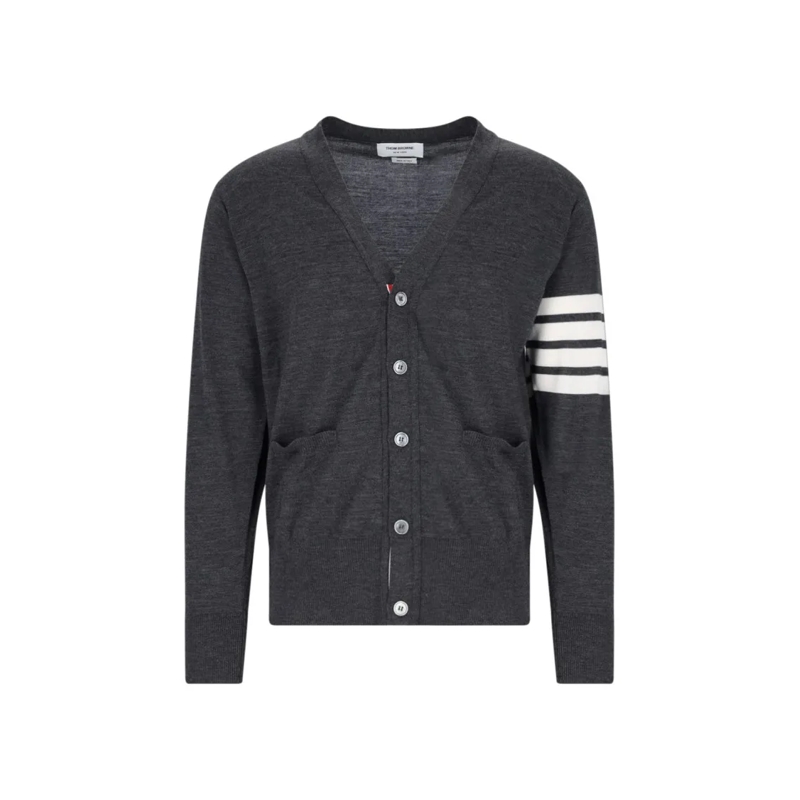 Thom Browne Cardigan Button-Down Grey Cardigan Grey