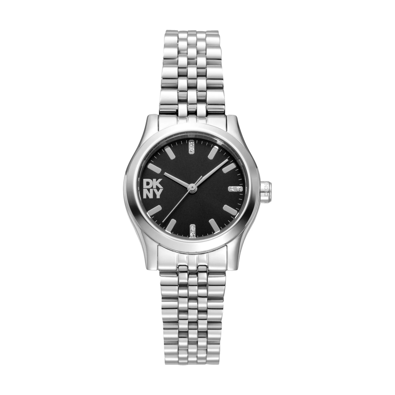 DKNY Quarzuhr Quarzuhr Essentials Watch silber