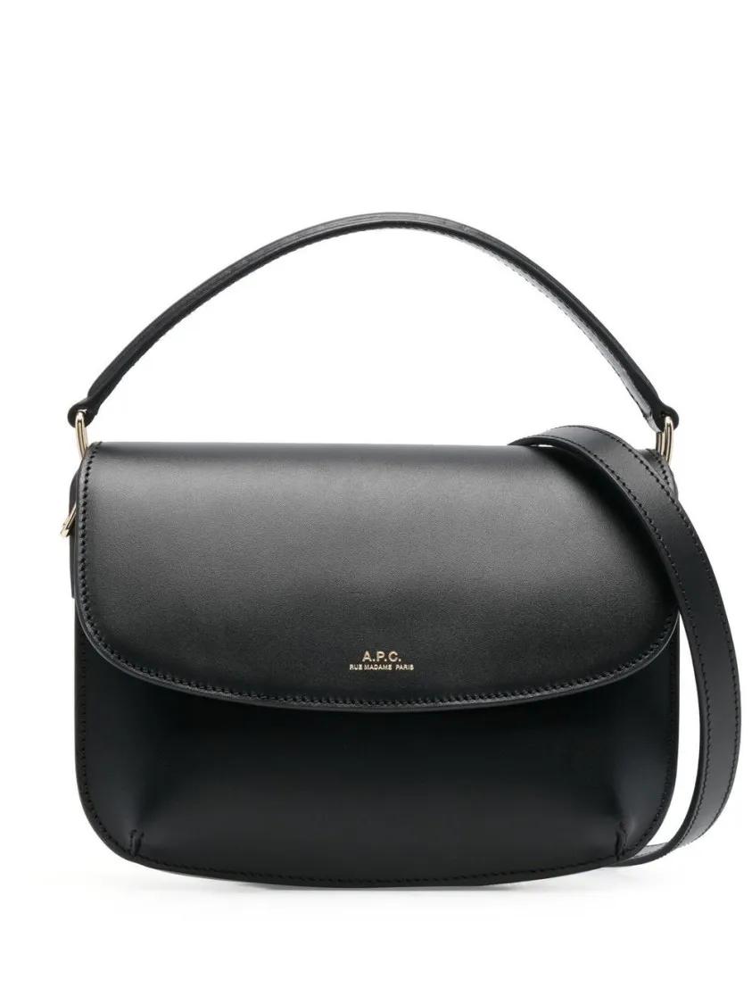 A.P.C. Shopper - Leather Shoulder Bag - Gr. unisize - in Schwarz - für Damen