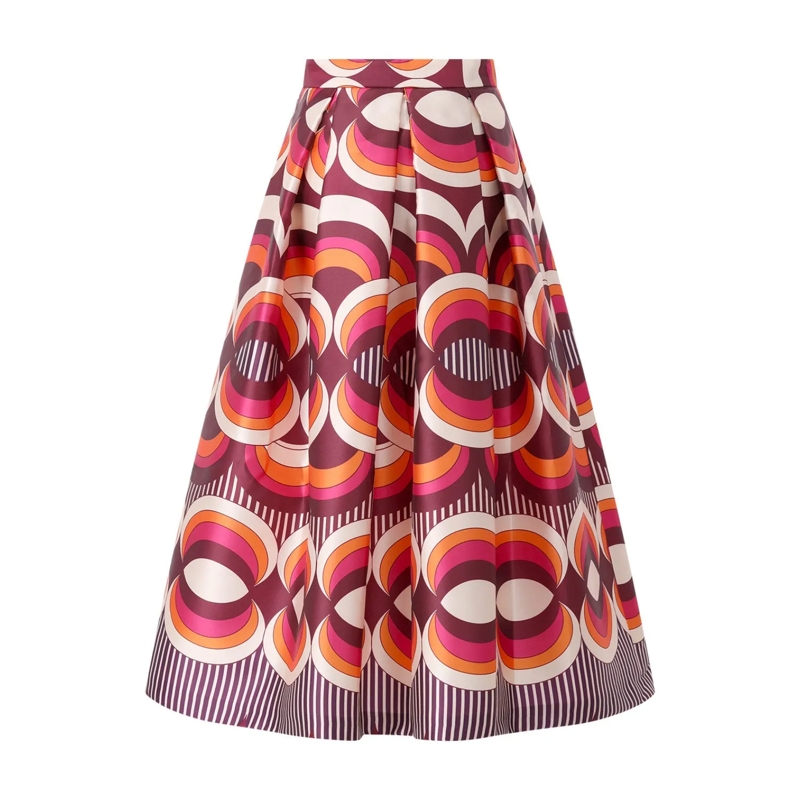 Lunatica Milano Minijupe Midirock Luna K Flare lila(Image 3)