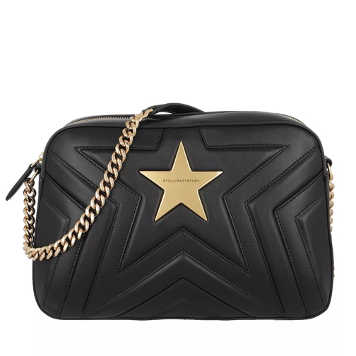 Stella McCartney Stella Star Shoulder Bag Medium Black Crossbody Bag