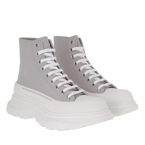 Alexander McQueen Tread Slick Sneaker Boots White/Grey High-Top Sneaker