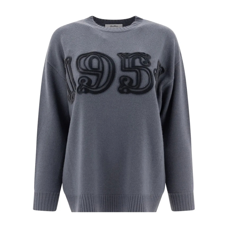 Max Mara Trui "1951" Crewneck Sweater Grey