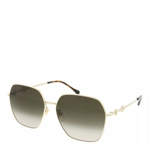Gucci GG0882SA-002 60 Sunglass WOMAN METAL GOLD Sonnenbrille