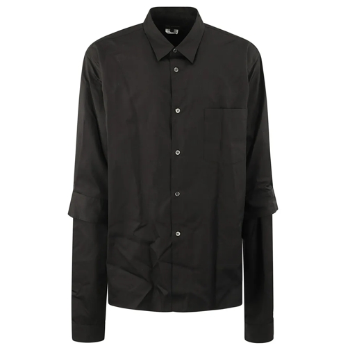 Comme des Garcons Hemden Double Sleeve Button Shirt Black