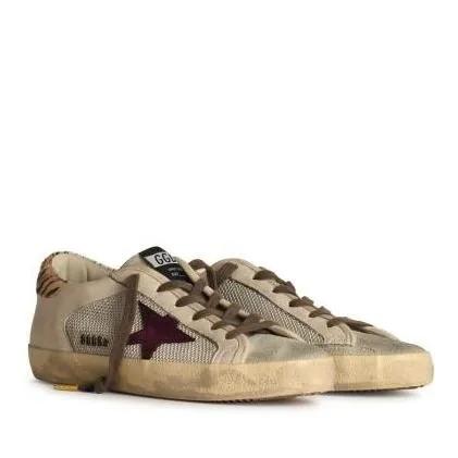 Golden Goose Low-Top Sneaker - Ivory Leather Sneakers - Gr. 35 (EU) - in Beige - für Damen