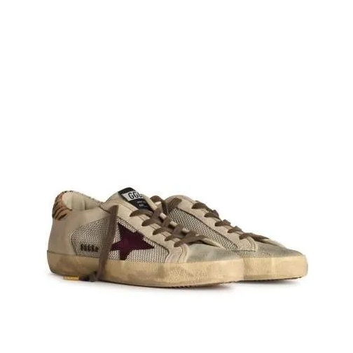 Golden Goose Ivory Leather Sneakers Neutrals låg sneaker