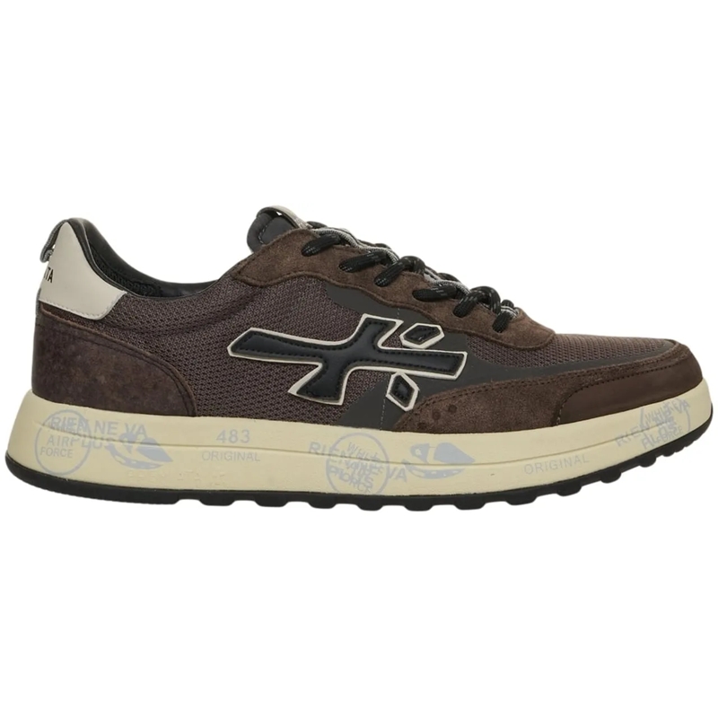 Premiata Low-Top-Sneaker Sneakers 'Nous' braun