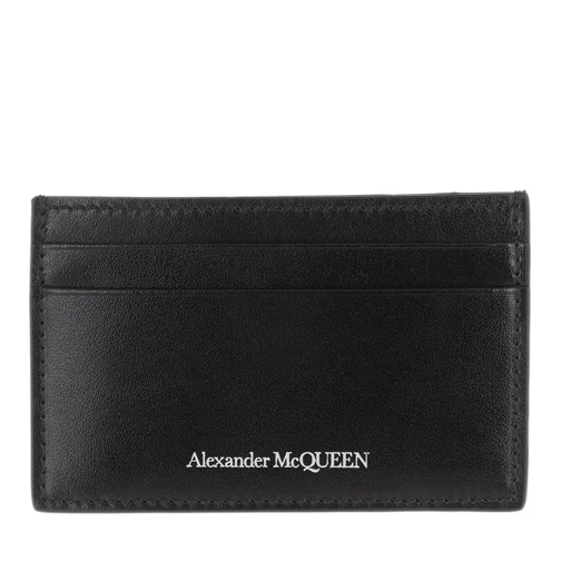 Alexander McQueen Card Holder Leather Black Card Case