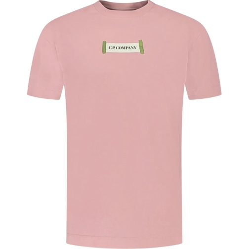 CP Company T-shirts t-shirt logo roze rose