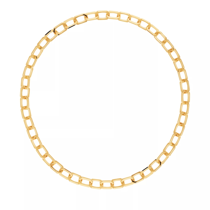 PDPAOLA Kurze Halskette Small Signature Chain Necklace  Gold