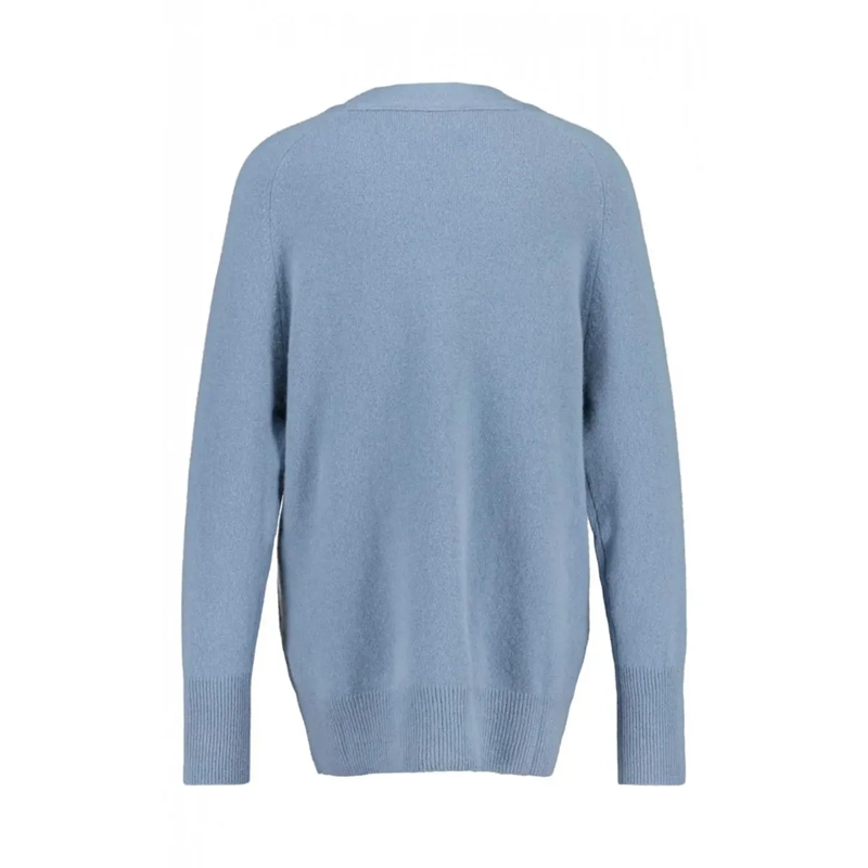 Hemisphere Strickjacke Weite Strickjacke aus Kaschmir blau(Image 2)