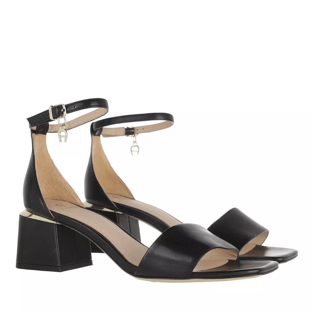 Aigner Sandalen & Sandaletten - Hanna C 5A - Gr. 39 (EU) - in Schwarz - für Damen