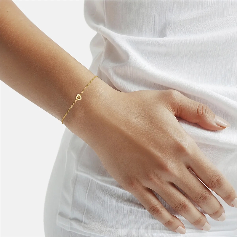 Glanzstücke München Armband Sterling Silber Armband Herz gold(Image 2)