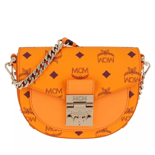 MCM Patricia Visetos Mini Crossbody Bag Bright Marigold Crossbody Bag