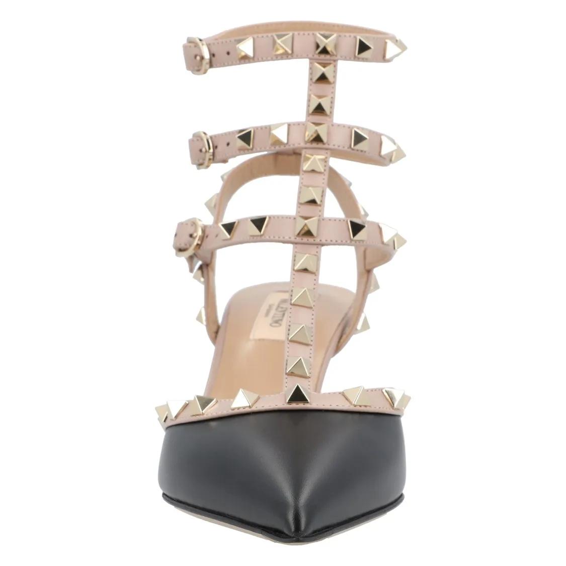 Thumbnail - Valentino Garavani Hohe Schuhe - Rockstud 65Mm Cage Pumps Black - Gr. 39 (EU) - in Schwarz - für Damen